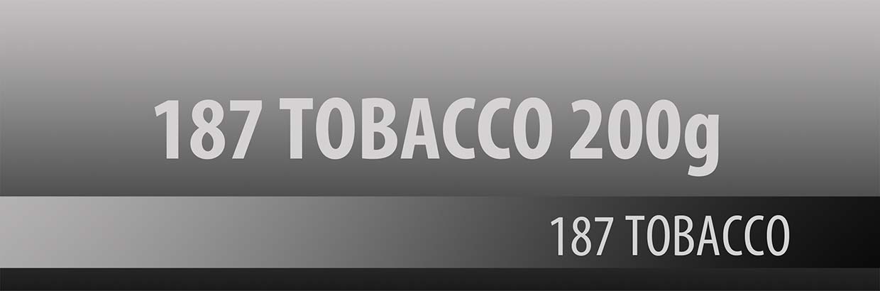 187 Tobacco 200g